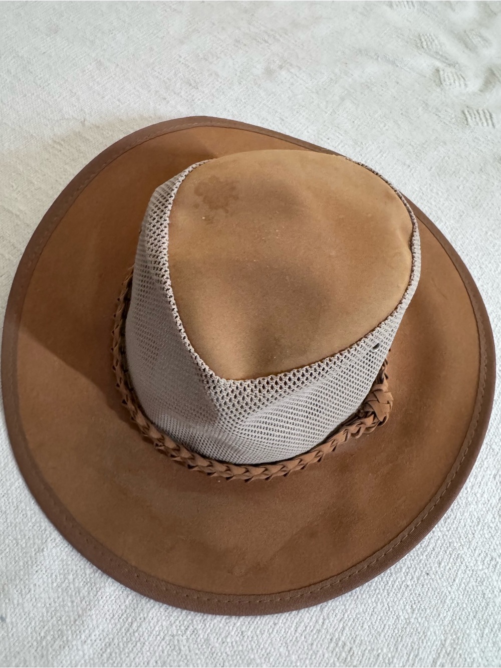 Dorfman Pacific Co. Authentic Handmade Men’s Hat  Small/Medium, Tan,